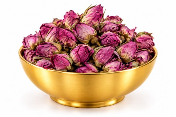 Premium Dried Damask Rosebuds